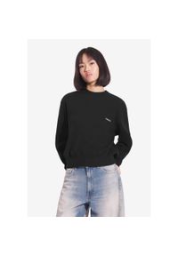 Bluza sportowa damska Prosto Ribbed bez kaptura. Typ kołnierza: bez kaptura. Kolor: czarny #1