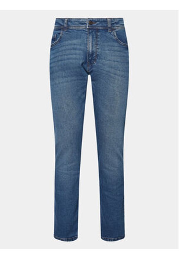 Sisley Jeansy 4MQBSE00O Niebieski Slim Fit. Kolor: niebieski