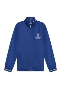 CHAMPIONS LEAGUE - Dres piłkarski dziecięcy Champions League. Kolor: niebieski. Materiał: dresówka. Styl: sportowy