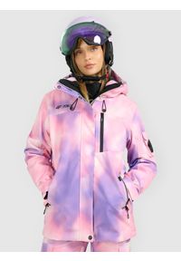 4f - 4F Kurtka snowboardowa membrana 15000 damska - multikolor S. Kolor: wielokolorowy. Materiał: poliester, materiał. Sezon: zima
