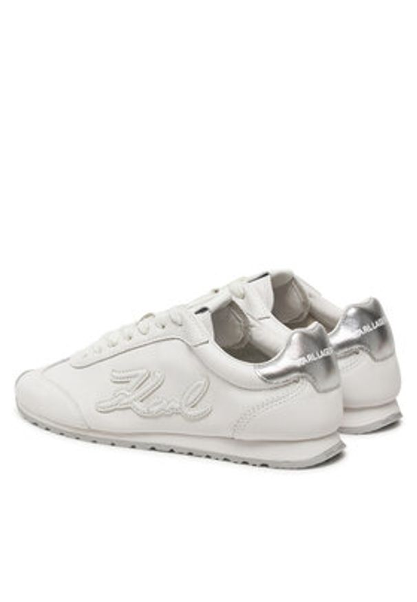 Karl Lagerfeld - KARL LAGERFELD Sneakersy Venus KL65911A Biały. Kolor: biały. Materiał: skóra