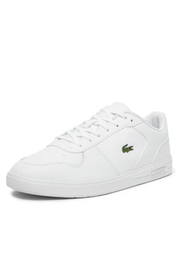 Lacoste Sneakersy T-BASE 48SMA0114-21G Biały. Kolor: biały. Materiał: skóra