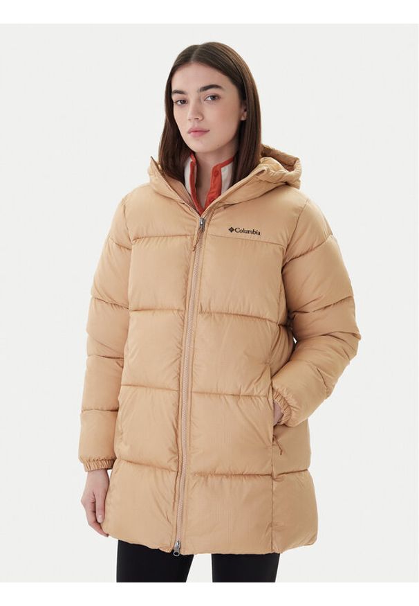 columbia - Columbia Kurtka zimowa Puffect™ II 2088471 Beżowy Regular Fit. Kolor: beżowy. Materiał: syntetyk. Sezon: zima