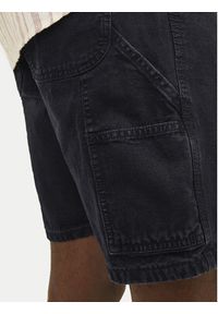 Jack & Jones - Jack&Jones Szorty jeansowe Jjitony 12252814 Czarny Loose Fit. Kolor: czarny. Materiał: bawełna