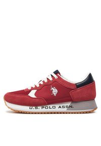 U.S. Polo Assn. Sneakersy CleeF006 CLEEF006/4TS1 Czerwony. Kolor: czerwony. Materiał: materiał