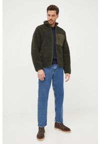 Lindbergh kurtka męska kolor zielony przejściowa. Okazja: na co dzień. Kolor: zielony. Materiał: poliester. Styl: casual #4