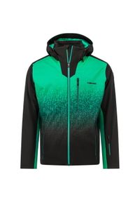 Kurtka narciarska męska Head Supershape. Kolor: zielony. Sezon: zima. Sport: narciarstwo #1