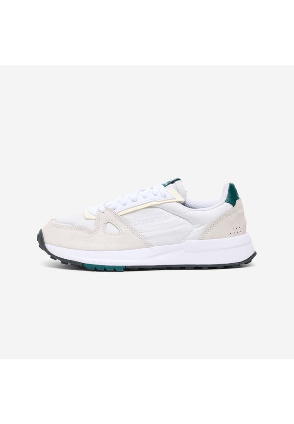 Buty sportowe damskie Decathlon RR70. Okazja: na co dzień. Kolor: biały, zielony, wielokolorowy. Materiał: guma. Sport: turystyka piesza