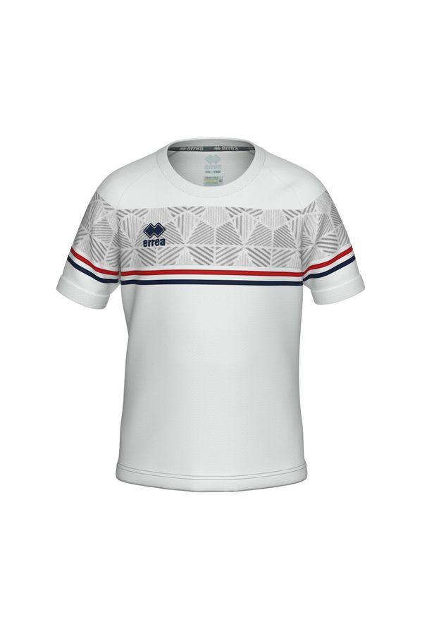 ERREA - Koszulka dla dzieci Errea diamantis. Kolor: czerwony, wielokolorowy, biały. Długość rękawa: krótki rękaw. Długość: krótkie