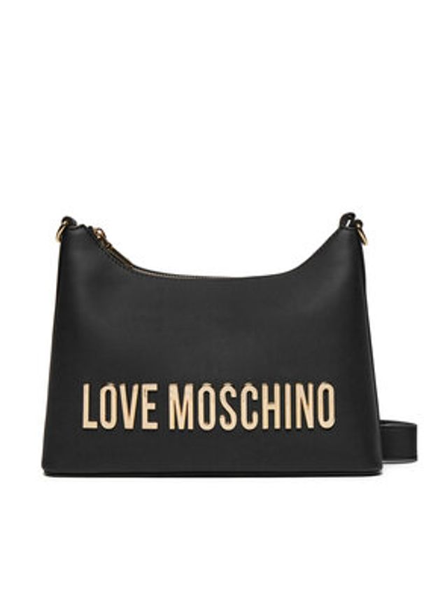 Love Moschino - LOVE MOSCHINO Torebka JC4025PP1MKD0000 Czarny. Kolor: czarny. Materiał: skórzane