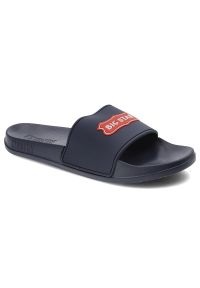 Big-Star - Granatowe Klapki Basenowe Big Star Unisex. Okazja: na plażę, na spacer, na co dzień. Kolor: niebieski. Sezon: lato. Styl: wakacyjny, sportowy, casual