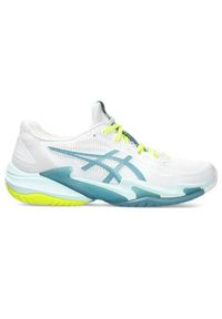 Buty do tenisa damskie Asics Court FF 3. Zapięcie: sznurówki. Kolor: wielokolorowy. Materiał: materiał. Szerokość cholewki: normalna. Sport: tenis