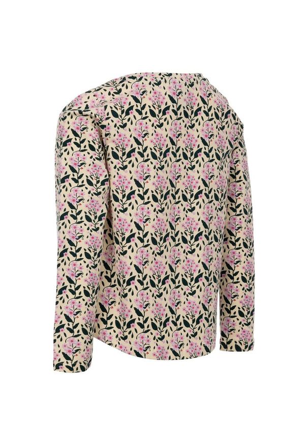 TRESPASS - Top Dla Dziewczynki Z Długim Rękawem Rosslyn. Kolor: biały. Długość rękawa: długi rękaw. Długość: długie. Sport: turystyka piesza