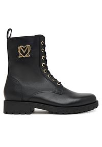 Love Moschino - Trzewiki LOVE MOSCHINO. Kolor: czarny