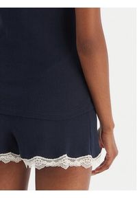 TOMMY HILFIGER - Tommy Hilfiger Piżama UW0UW06215 Granatowy Regular Fit. Kolor: niebieski. Materiał: bawełna #3