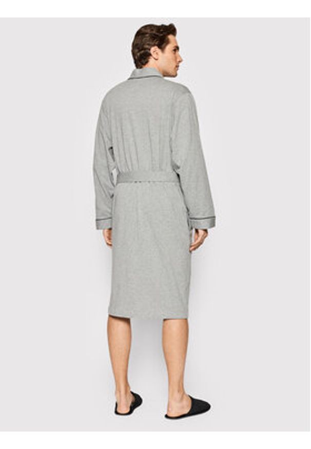 BOSS - Boss Szlafrok Kimono 50469624 Szary. Kolor: szary. Materiał: bawełna