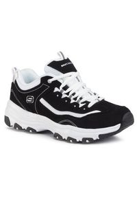 skechers - Skechers Sneakersy I-Conik 88888250/BKW Czarny. Kolor: czarny. Materiał: skóra #5
