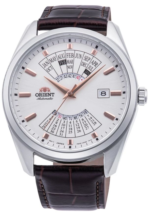 orient - Zegarek Męski ORIENT Multi Year Calendar Contemporary RA-BA0005S10B. Rodzaj zegarka: analogowe. Styl: elegancki