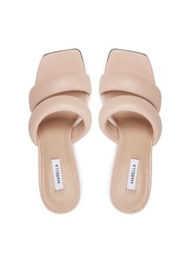 Marella Klapki Gardena 2413521027200 Różowy. Kolor: różowy. Materiał: skóra