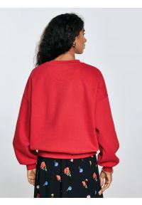 Big-Star - Bluza damska z niewielkim haftem czerwona Marika 603. Kolor: czerwony. Materiał: bawełna. Wzór: haft #5
