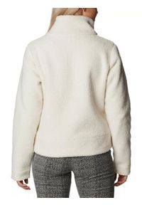 columbia - Kurtka uliczna damska Columbia Panorama Snap Fleece. Kolor: beżowy. Materiał: polar. Sport: turystyka piesza