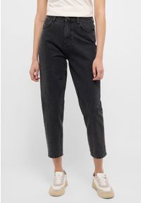 Mustang - MUSTANG CHARLOTTE TAPERED DAMSKIE SPODNIE JEANSOWE JEANSY DŻINSY DENIM BLACK 1015572 4000 841 #1