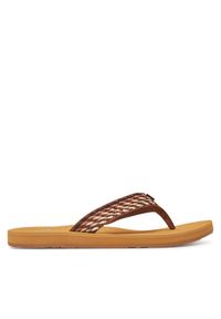 Roxy Japonki ARJL101113 Brązowy. Kolor: brązowy. Materiał: materiał