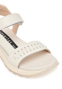 Hispanitas Sandały HV264521 C002 Beżowy. Kolor: beżowy. Materiał: skóra #4