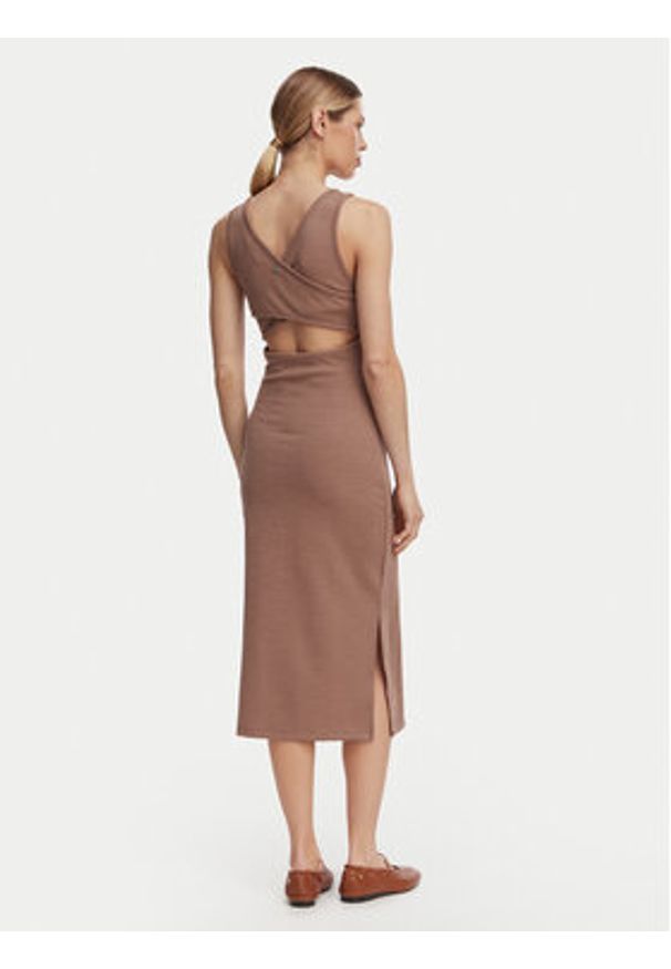 Roxy Sukienka codzienna Good Keepsake ERJKD03442 Zielony Regular Fit. Okazja: na co dzień. Kolor: zielony. Materiał: syntetyk. Typ sukienki: proste. Styl: casual