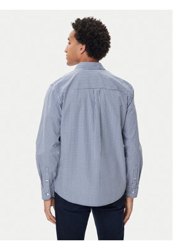 Mustang Koszula Chester 1016947 Niebieski Regular Fit. Kolor: niebieski. Materiał: bawełna