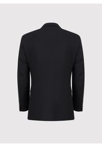 Pako Lorente - PAKO LORENTE – Dwurzędowa czarna marynarka garniturowa. Okazja: na studniówkę, na spotkanie biznesowe. Kolor: czarny. Materiał: wiskoza, elastan. Styl: biznesowy, młodzieżowy #4