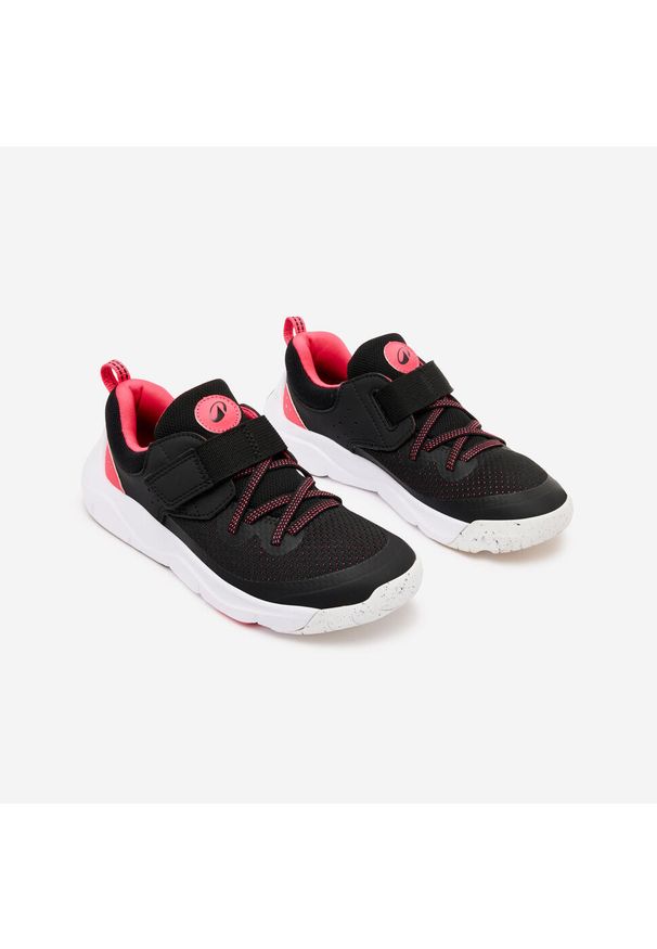 Buty dla dzieci Decathlon Playful Fast Scratch. Kolor: wielokolorowy, różowy, czarny. Materiał: tkanina. Szerokość cholewki: normalna