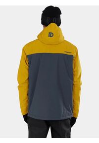 FUNDANGO - Anorak Męski Fundango Hydra ECO. Kolor: szary, żółty, wielokolorowy. Materiał: materiał. Sezon: zima. Sport: turystyka piesza