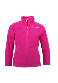 PEAK MOUNTAIN - Dziewczęca kurtka polarowa Peak Mountain Gacesare. Kolor: różowy. Materiał: polar #1