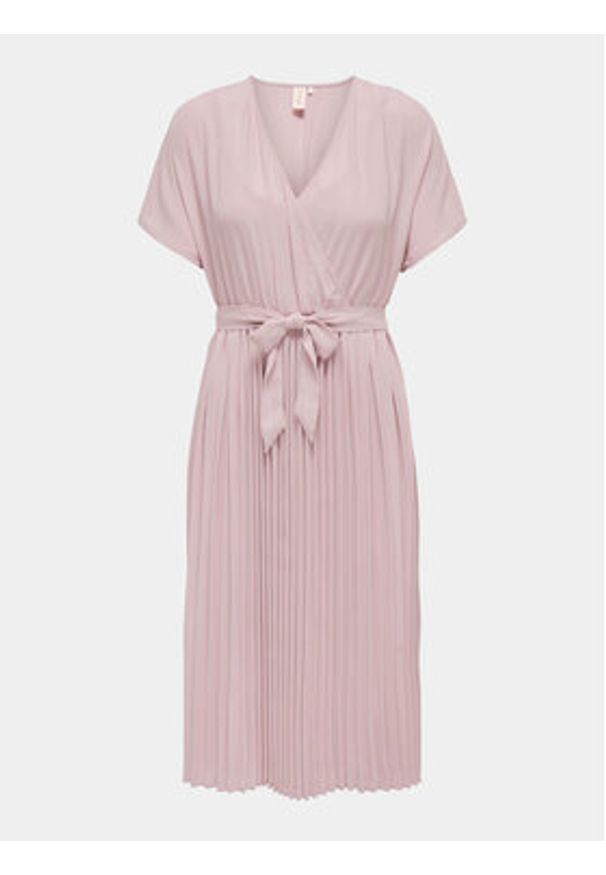 only - ONLY Sukienka koktajlowa Stacia 15319229 Różowy Regular Fit. Kolor: różowy. Materiał: syntetyk. Styl: wizytowy