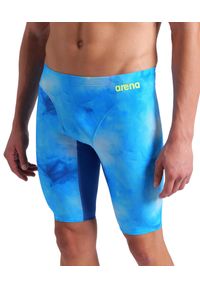 Spodenki Treningowe Arena Swim Jammer Allover Print. Kolor: niebieski. Wzór: nadruk