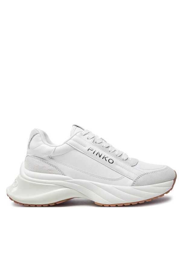 Pinko - Sneakersy PINKO. Kolor: biały