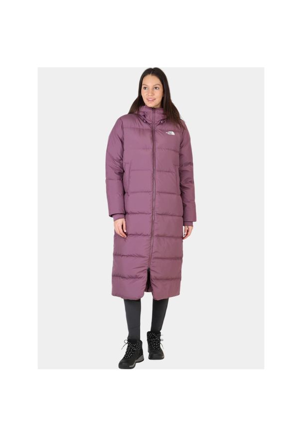 Płaszcz Zimowy Damski The North Face Triple C. Kolor: fioletowy. Materiał: puch. Sezon: zima. Sport: turystyka piesza
