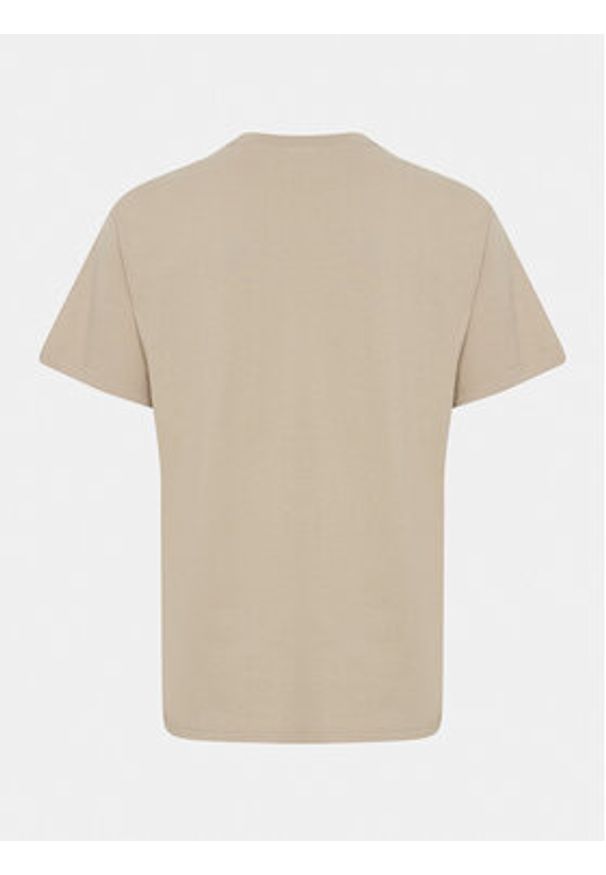 !SOLID - Solid T-Shirt Inam 21108141 Beżowy Regular Fit. Kolor: beżowy. Materiał: bawełna