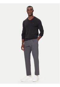 TOMMY HILFIGER - Tommy Hilfiger Sweter MW0MW42249 Czarny Regular Fit. Kolor: czarny. Materiał: bawełna #2