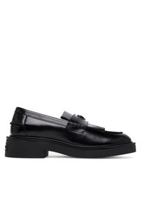 Loafersy Tommy Jeans. Kolor: czarny