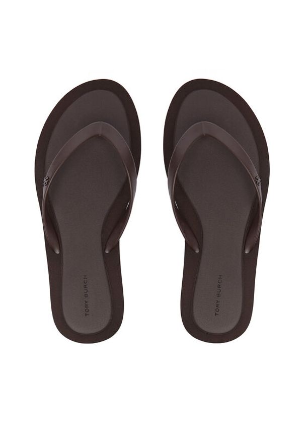 Tory Burch Japonki 162307 Brązowy. Kolor: brązowy. Materiał: syntetyk