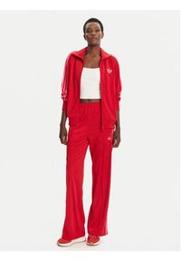 Adidas - adidas Bluza adicolor Classic Firebird JW3665 Czerwony Loose Fit. Kolor: czerwony. Materiał: syntetyk #4