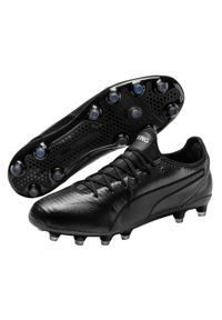 Buty piłkarskie męskie Puma King Pro FG czarne. Kolor: biały, wielokolorowy, czarny. Sport: piłka nożna #1