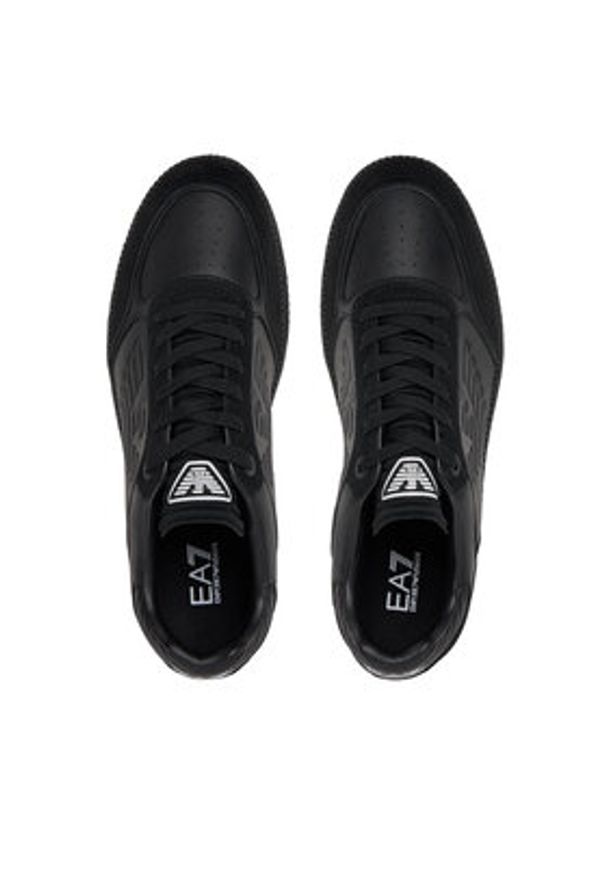 EA7 Emporio Armani Sneakersy 7X000405 AF19826 MC357 Czarny. Kolor: czarny. Materiał: skóra