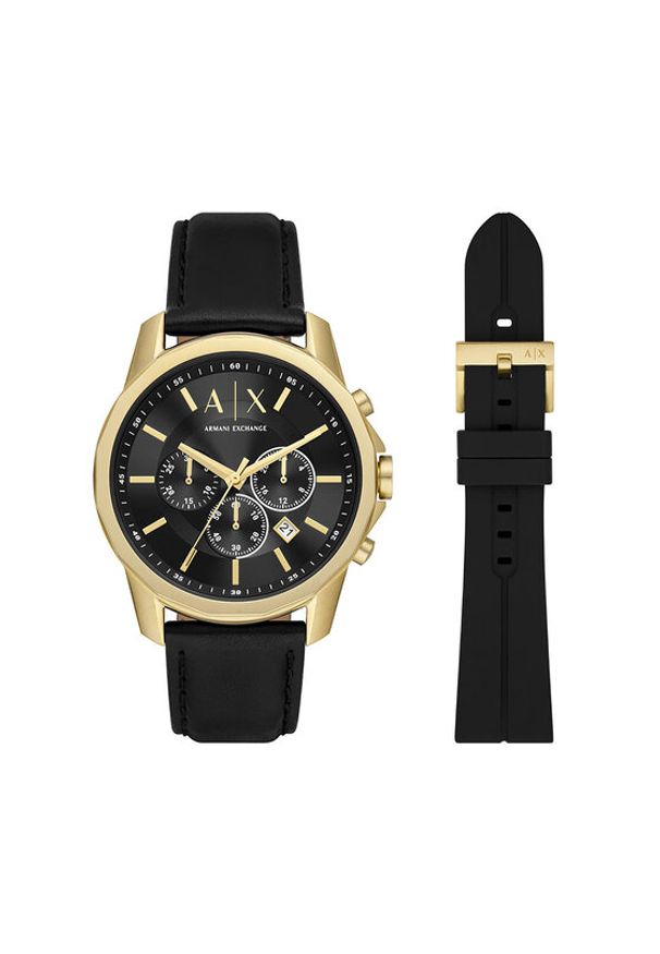 Armani Exchange Zegarek Horloge AX7133SET Czarny. Kolor: czarny