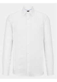 BOSS - Boss Koszula H Hank Kent C1 214 50490234 Biały Slim Fit. Typ kołnierza: kołnierzyk klasyczny. Kolor: biały. Materiał: len #5