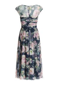 Swing Sukienka koktajlowa 5AK11400 Granatowy Regular Fit. Kolor: niebieski. Materiał: syntetyk. Styl: wizytowy #3