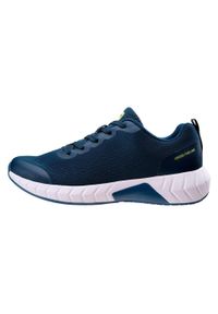 IQ - Męskie Buty Sportowe Z Logo Jarger. Okazja: na spacer. Kolor: zielony, niebieski, wielokolorowy. Sport: turystyka piesza