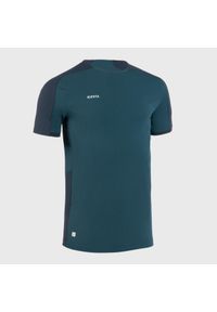 OFFLOAD - Koszulka do gry w rugby Training R500. Kolor: wielokolorowy, szary, niebieski. Materiał: poliester, materiał